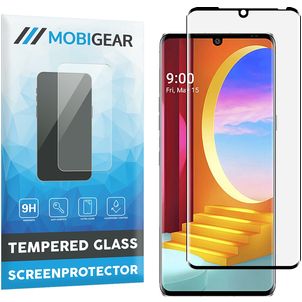 Mobigear Curved LG Velvet Verre trempé Protection d'écran - Compatible Coque - Noir