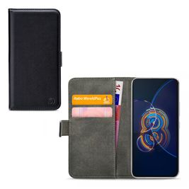 Mobilize Classic Gelly Wallet Housse ASUS ZenFone 8 Flip Etui Porte-Monnaie - Noir