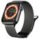 Mobigear Luxury Loop Bracelet Milanais pour Apple Watch Fermeture magnétique - 49/46/45/44 mm - Gris