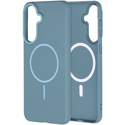 Mobiparts Slim Line Coque Samsung Galaxy A37 MagSafe Coque arrière Rigide - Sage Green