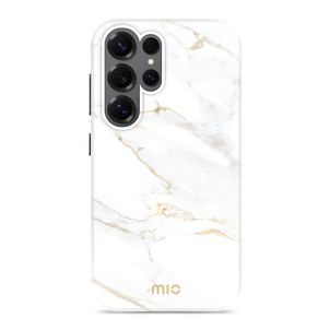 MIO Coque Samsung Galaxy S26 Ultra MagSafe Coque arrière Rigide - White Marble