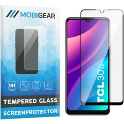 Mobigear Premium TCL 30 SE Verre trempé Protection d'écran - Compatible Coque - Noir