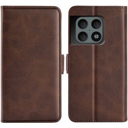 Mobigear Slim Magnet Housse OnePlus 10 Pro Etui Porte-Monnaie - Marron
