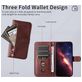 Mobigear Zipper Housse iPhone 17 Pro Max Etui Porte-Monnaie - Marron