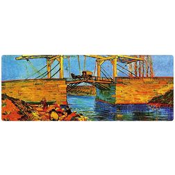 Mobigear Anti-Slip - Tapis de souris - 40 x 90 CM - The Langlois Bridge at Arles