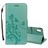 Mobigear Flowers Housse iPhone XR Etui Porte-Monnaie - Turquoise
