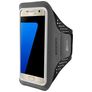 Mobiparts Comfort Fit Brassard Téléphone Samsung Galaxy S7 Brassard Coque de Sport en Neoprène - Noir