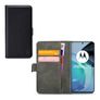 Mobilize Classic Gelly Wallet Housse Motorola Moto G72 Etui Porte-Monnaie - Noir