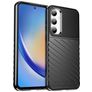 Mobigear Groove Coque Samsung Galaxy A35 Coque arrière en TPU Souple - Noir