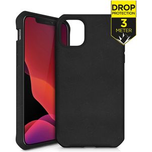 ITSkins FeroniaBio Coque iPhone 12 Pro Max Coque arrière Rigide Anti-Chocs - Noir