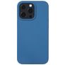 Mobigear Rubber Touch Coque iPhone 14 Pro Coque arrière en Silicone - Bleu