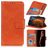 Mobigear Classy Housse iPhone 13 Etui Porte-Monnaie - Orange
