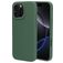 Mobiparts Coque iPhone 16 Pro Max Coque arrière en Silicone - Forest Green