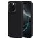 Mobiparts Coque iPhone 16 Pro Coque arrière en Silicone - Noir
