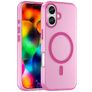 Mobigear Shockproof Coque iPhone 17 MagSafe Coque arrière Rigide - Rose