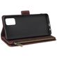 Mobigear Zipper Housse Samsung Galaxy A51 Etui Porte-Monnaie - Marron