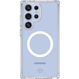 ITSKINS Level 2 HybridMagClear R Coque Transparente Samsung Galaxy S25 Ultra MagSafe Coque arrière Rigide Anti-Chocs - Transparent