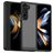 Mobigear Crystal Samsung Galaxy Z Fold 5 Plastique rigide Coque arrière - Noir