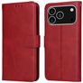Mobigear Wallet Housse iPhone 17 Pro Etui Porte-Monnaie - Rouge
