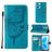 Mobigear Butterfly Realme 9 Pro Plus Étui Portefeuille - Bleu