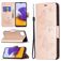 Mobigear Butterfly Housse Samsung Galaxy A22 5G Etui Porte-Monnaie - Rose doré