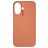 Nudient Base Coque iPhone 16 Plus Coque arrière en Silicone - Peach Orange