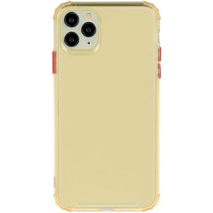 Mobigear Cushion Coque iPhone 12 Pro Max Coque arrière en TPU Souple Anti-Chocs - Or