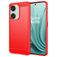Mobigear Brushed Coque OnePlus Nord 3 Coque arrière en TPU Souple - Rouge