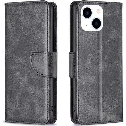Mobigear Excellent iPhone 15 Étui Portefeuille - Noir