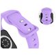 Mobigear Sport Dual Bracelet Silicone Apple Watch Fermeture à clou et passant - 49/46/45/44 mm - Violet