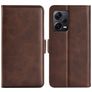 Mobigear Slim Magnet Housse Xiaomi Redmi Note 12 Pro Plus Etui Porte-Monnaie - Marron
