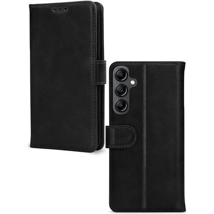 Mobilize Premium Gelly Wallet Housse Samsung Galaxy A14 Etui Porte-Monnaie - Noir