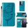 Mobigear Butterfly Housse OPPO Reno 8 Pro 5G Etui Porte-Monnaie - Bleu