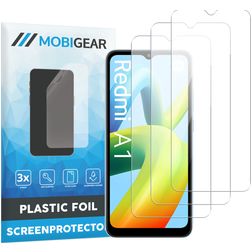 Mobigear Xiaomi Redmi A1 4G Protection d'écran Film - Compatible coque (Lot de 3)