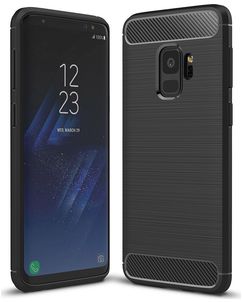 Mobigear Brushed Slim Samsung Galaxy S9 TPU souple Coque arrière - Noir