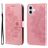Mobigear Flowers Housse iPhone 17 Etui Porte-Monnaie - Rose doré