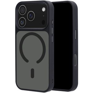 Mobiparts Hardcover Coque iPhone 18 Pro MagSafe Coque arrière Rigide - Satin Black