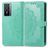 Mobigear Mandala Vivo Y76 Étui Portefeuille - Vert