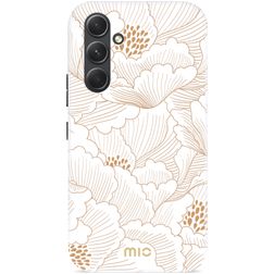 MIO Coque Samsung Galaxy A54 MagSafe Coque arrière Rigide - White Roses