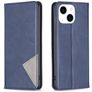 Mobigear Rhombus Slim Housse iPhone 15 Etui - Bleu