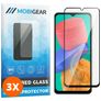 Mobigear Premium Samsung Galaxy M33 Verre trempé Protection d'écran - Compatible Coque - Noir (Lot de 3)