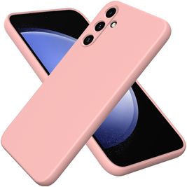 Mobigear Colors Coque Samsung Galaxy A55 Coque arrière en Silicone - Rose