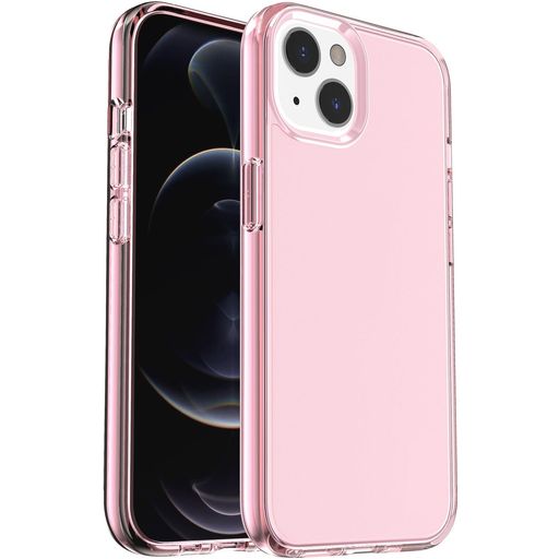 Mobigear Crystal Coque iPhone 14 Coque arrière Rigide - Rose