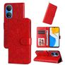 Mobigear Sunflower Housse HONOR X7 Etui Porte-Monnaie - Rouge