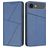 Mobigear Frosted Flip Housse iPhone Air Etui Porte-Monnaie - Bleu