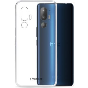 Mobilize Gelly Coque Transparente HTC U24 Pro Coque arrière en TPU Souple - Transparent