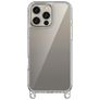 Mobigear Bungy Coque iPhone 16 Pro Max Coque arrière Rigide - Argent