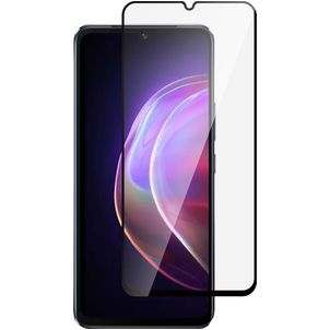 Mobigear Premium Vivo V21 Verre trempé Protection d'écran - Compatible Coque - Noir