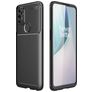 Mobigear Racing Coque OnePlus Nord N100 Coque arrière en TPU Souple - Noir