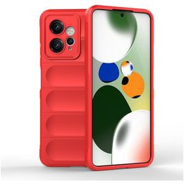Mobigear Bumpy Coque Xiaomi Redmi Note 12 Coque arrière en TPU Souple - Rouge